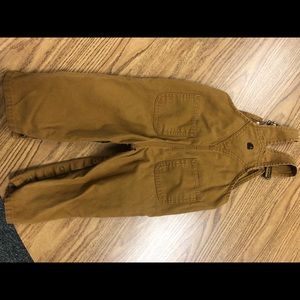 Brand new, never worn toddler Carhartt overalls